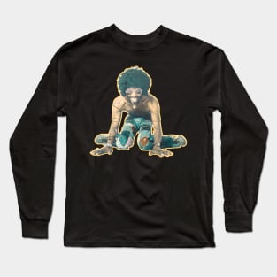 Retro Vintage Sly Stone Long Sleeve T-Shirt